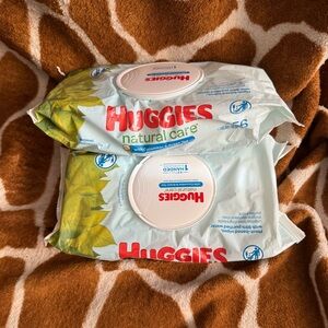 Huggies Natural Care Baby Wipes - White